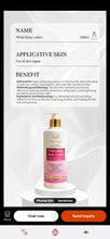 Load image into Gallery viewer, HexFlu Whitening lotion " back in stock on August 14th"