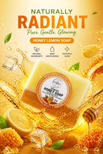 Load image into Gallery viewer, Honey ,Kojic Acid and Turmeric Luxury Whitening Soap For face and body
