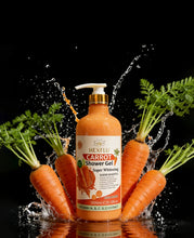 Load image into Gallery viewer, HexFlu Whitening Carrot Shower Gel "back in stock on August 14th"
