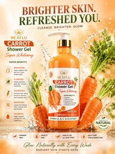 Load image into Gallery viewer, HexFlu Whitening Carrot Shower Gel "Available by August 28th"
