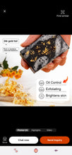 Load image into Gallery viewer, 24k Gold Charcoal, Bamboo and Black Soap face and body Soap
